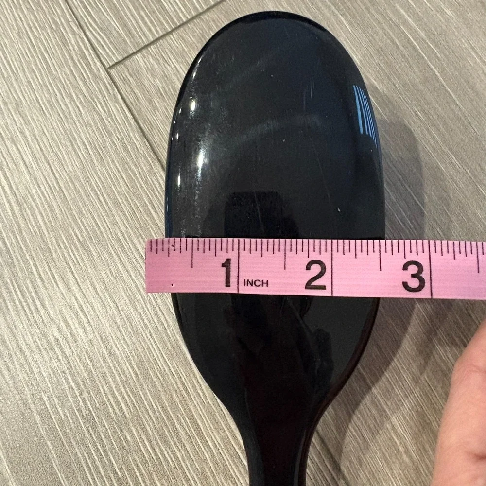 NWT Black Oval Boar Soft‎ Bristles Hair Brush Nylon Pins Styling Profession
